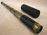Negretti & Zambra early 20th century 6 draw pocket telescope in case
